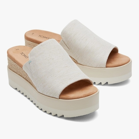 Toms Diana Mule Natural Size 10 - Picture 1 of 10